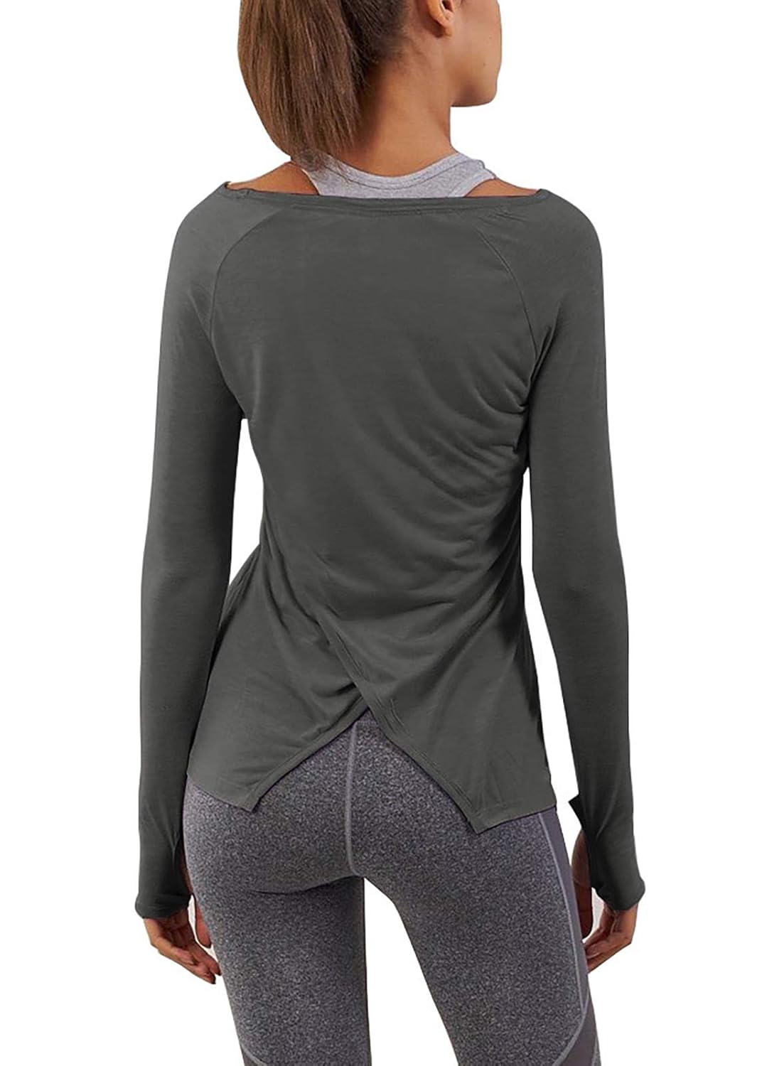 Buy Bestisun Womens Long Sleeve Yoga Workout Top Activewear Yoga Tops