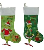 Funny Music Lover Christmas Stocking - 16 Inch Holiday Decor, Singer Gift, White Elephant Present
