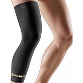 Copper Leg Compression Sleeve for Men & Women [360° Full Compression & Copper Infused] Knee Stabilizer Brace for Meniscus Tear, ACL, MCL, Arthritis & Joint Pain Relief, Calf & Thigh Support for Running