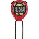 ACCUSPLIT AX725 PRO MEMORY (16) Dual Line Stopwatch (Red)