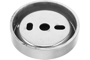 VICASKY 2pcs Bathroom Towel Bar Flange Plates 51mm Mounting Brackets Stainless Steel Wall Hardware