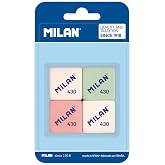 Milan bmm9215 &ndash; Pack of 4 Erasers