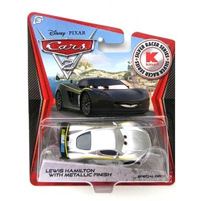 Buy Disney Pixar Cars 2 Lewis Hamilton With Metallic Finish Silver Racer Series Kmart Online In Indonesia B009vllbb6
