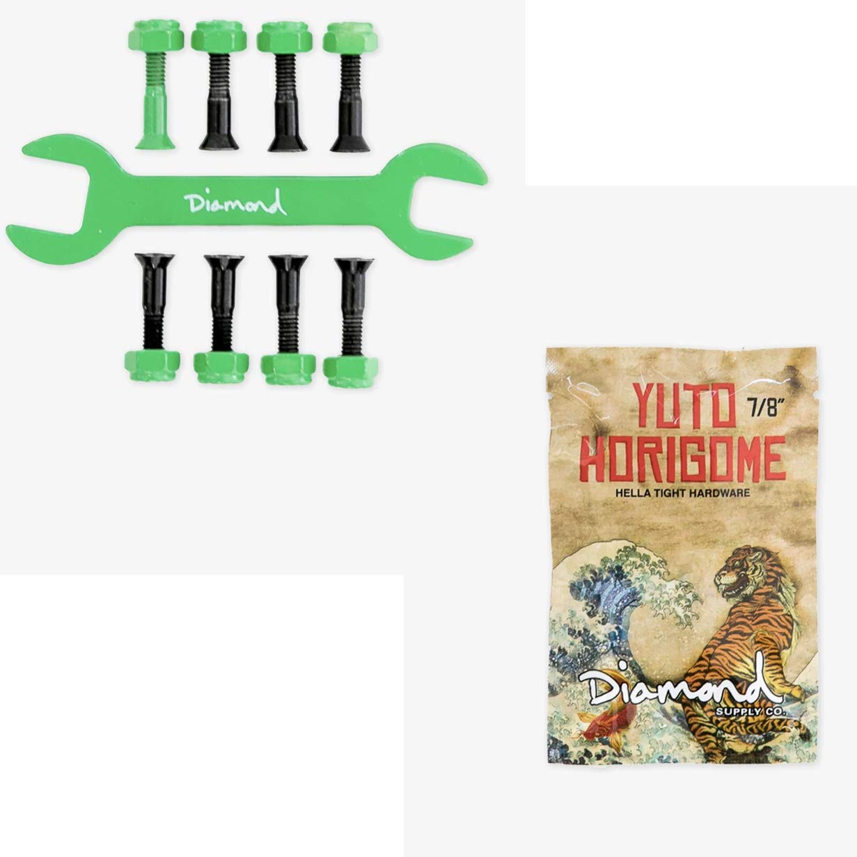 Diamond Supply Co. Yuto Horigome Hardware Green 7/8"