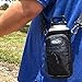 Arca Gear 32 oz Hydro Carrier - Insulated Water Bottle Sling w/Carry Handle, Shoulder Strap, Wallet and Two Pouches - The Perfect Flask Accessory - Black