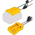 Power Wheel Adapter Compatible for Dewalt 20V Battery with Fuse & Wire terminals, Compatible for Dewalt 20V DCB205 DCB206 DCB200;Power Wheel Battery Converter for Rc Car, Robotics, Rc Truck,DIY use
