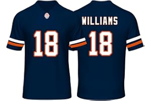 IKIIO Custom Mens/Youth Football Stitched T-Shirt for Sports Fan Navy No Brand/Logos