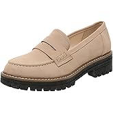 Womens Platform Loafers Shoes Chunky Penny Loafer Lug Sole Comfortable Slip On Work Office Business Oxford Casual Dress Shoes