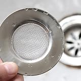TRIXES Sink Strainer Hair Catcher 3in Stainless Steel Drain Filter view 6