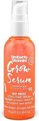 Umberto Giannini Grow Long Hair Strengthening Serum Frizz Free Shine 75ml Vegan view 1