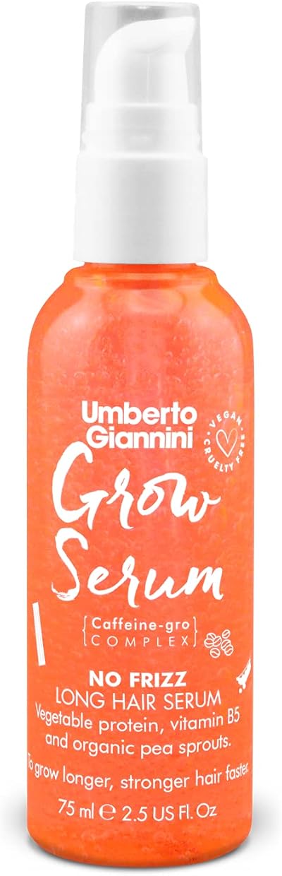 Umberto Giannini Grow Long Hair Strengthening Serum Frizz Free Shine 75ml Vegan