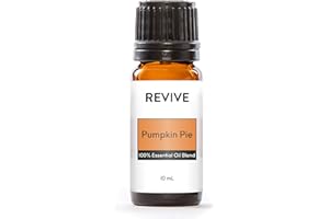 Pumpkin Pie Essential Oil Blend by REVIVEEO - 100% Pure Therapeutic Grade, for Diffuser, Humidifier, Massage, Aromatherapy, Skin & Hair Care