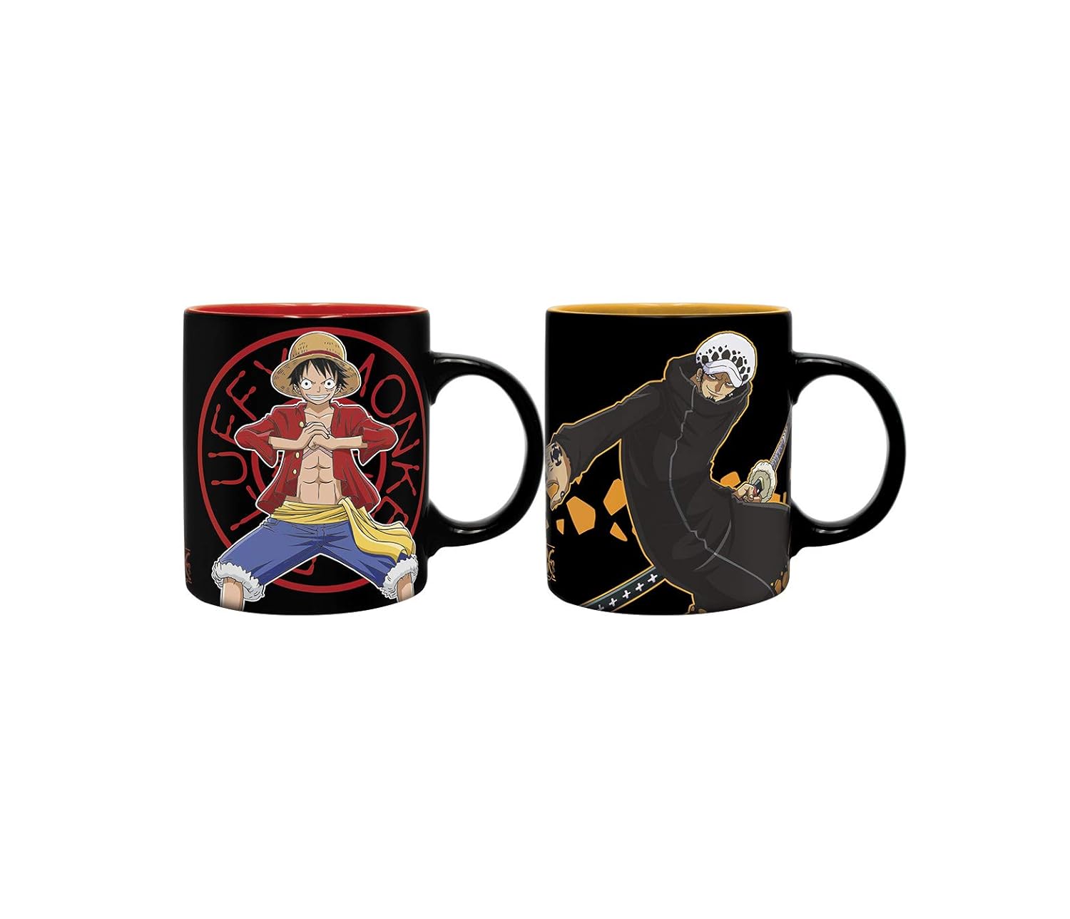 Abystyle Paquete De Increibles Tazas De One Piece 3 Ml Trafalgar New World Luffy Tazas Juegos De Tazas Grandes Newsni Com