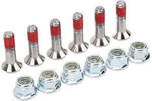 6PCS Sprocket Bolt Kit M8 Aluminium Alloy Plated Replacement for Yamaha YZ YZF Kawasaki KX KXF Suzuki RM RMZ Honda CR CRF