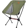 Naturehike Camping Chair, Foldable with Storage Bag, Outdoor Portable for Adults, Lightweight, Supports 265lbs, Backpacking for Fishing, Hiking, Beach, Lawn