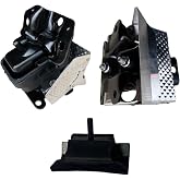 Yllshengyu Engine Motor Transmission Mount Replace Kit for Trucks &amp; SUVs | Set of 3 Mounts For Silverado,Sierra,Tahoe,Suburban,Avalanche,Yukon,Escalade ESV-OE-15854941 15837373 A5365 A2811