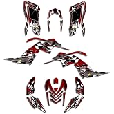 ENARUI 3M Custom ATV Decal Sticker Graphics Kit for 2006 2007 2008 2009 2011 2012 Yamaha Raptor 700R