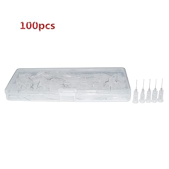 100pcs 12 Inch Dispensing Needle 27 Gauge Blunt Tip 05 27ga Stainless Steel Blunt Tip Dispensing Fill Needle Luer Lock 27ga 13mm 100 Pack