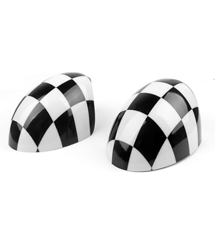 モノトーンミニハット Amazon.com: Bruce & Shark Side Mirror Covers Checkered Flag