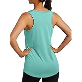 3rd hill Women's Workout Tank Tops Racerback Quick Dry Sleeveless Shirt for Yoga Running Gym Loose Fit Athletic Tanks