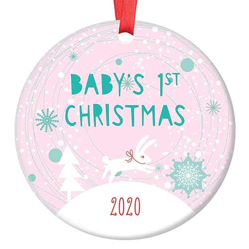 baby girl 1st christmas ornament