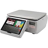 VisionTechShop VLP-100B Label Printing Scale, Capacity 30/60lb Readability 0.01/0.02lb, NTEP Legal for Trade, English, Spanish Available