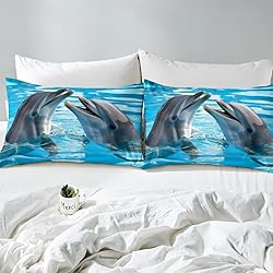 Erosebridal Cute Dolphin Fitted Sheet Twin Size