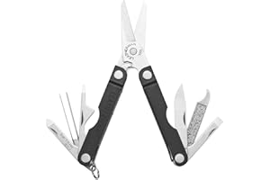 LEATHERMAN, Micra, Keychain Multi-Tool with Grooming Tools, Mini Pocketknife for Everyday Carry (EDC), Hobbies & Outdoors, Bu
