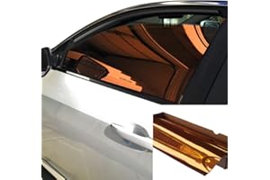 AUTOPIA One Way Mirror Reflective Car Window Color Tint Film 10%VLT. (40" x10', Orange)