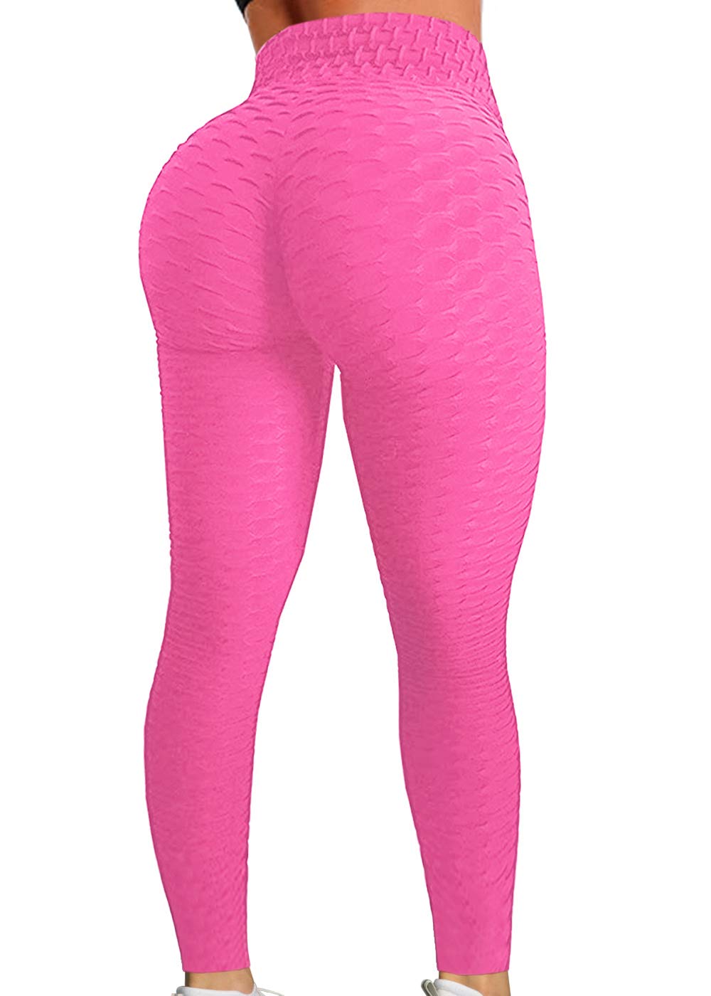 DCCDU Women's High Waist Textured Yoga 