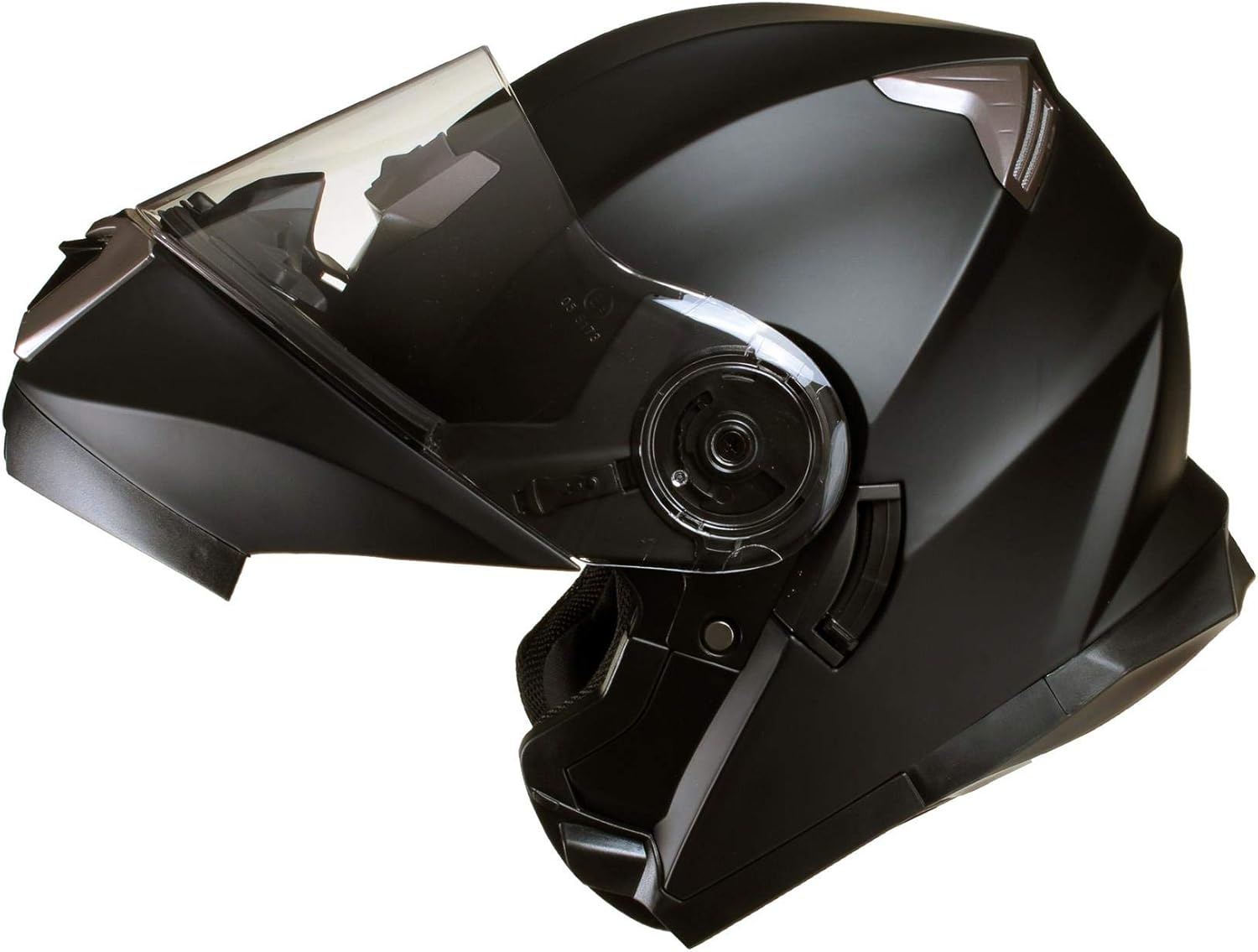 Qtech MODULAR FlipUp Front Motorcycle Helmet DOUBLE Visor DVS Matt