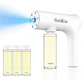 GeniKiss Nano Blue Light Deodorizer Spray Refill Pet &amp; Home Odor Eliminator | Bio-Enzyme Odor Control, For Dog &amp; Cat Urine, Litter Box, Carpets, Trash Bins &amp; Car Interiors, Safe for People &amp; Pets