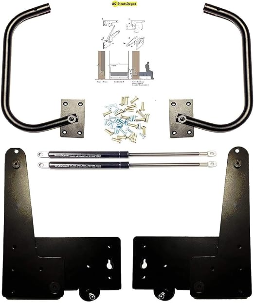 Struts Depot Murphy Wall Bed Mechanism Hardware Kit & LEGS King Size