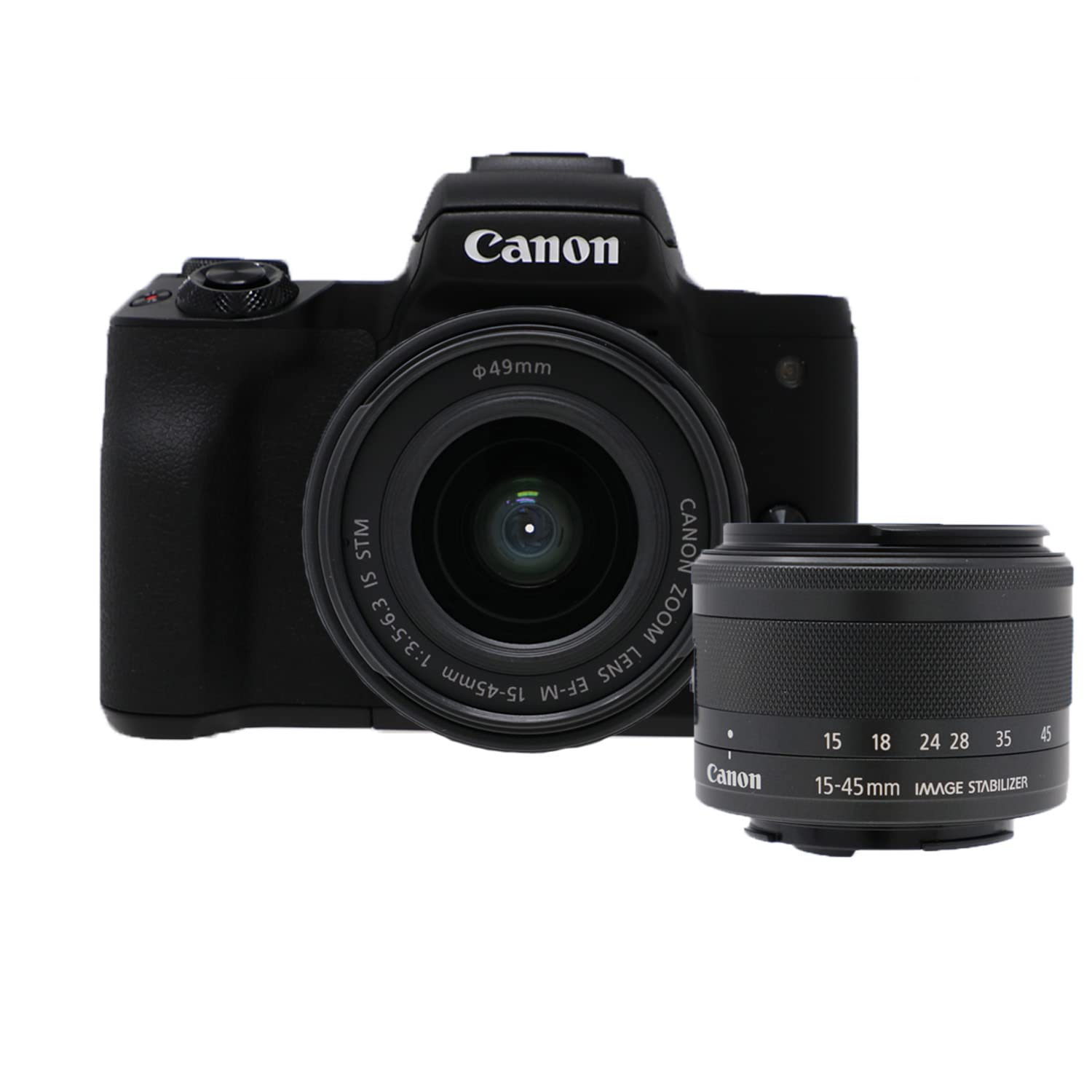 Canon EOS M50 Mark II Mirrorless Digital Camera with 15