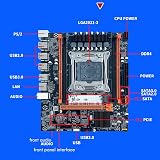 ATOZS X99 B85 Motherboard LGA2011-3 4x DDR4 REG ECC RAM M.2 SATA3.0 view 2