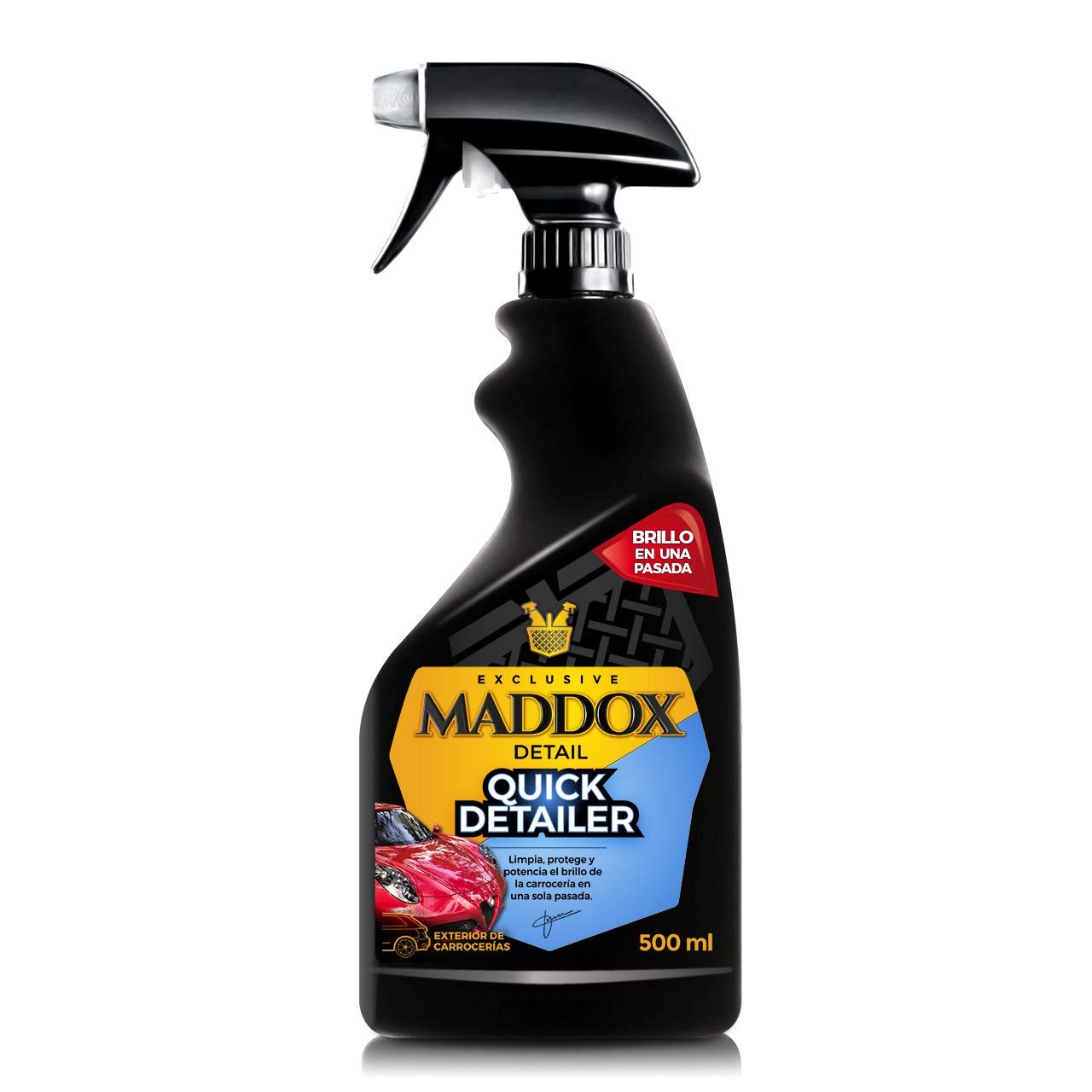 Maddox Detail - Quick Detailer 500ml | Wash and Wax Car Shampoo | Car Shampoo and Wax for Intense Shine | Protection and Care For Your Vehicle | Ideal For Maddox Engine Cleaner and Car Shampoo