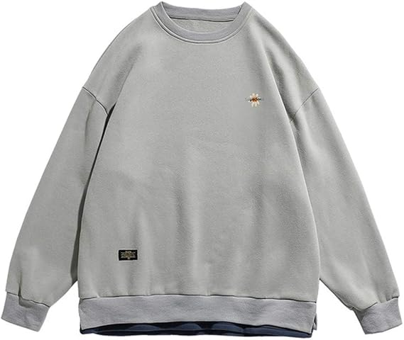 Amazon Froyland トレーナー メンズ スウェット 長袖 裏起毛 Tシャツ 秋冬 刺繍 パーカー 大きいサイズ トップス 無地 おしゃれ アウター トレーナー パーカー 通販