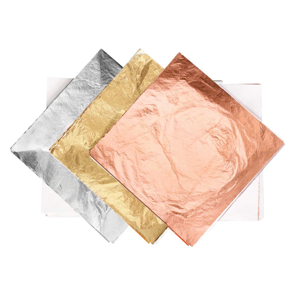 Imitation Gold Leaf Sheets, Real Copper Leaf, Imitation Silver Leaf