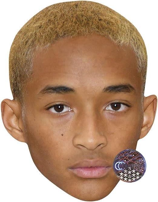 Amazon Com Jaden Smith Blonde Celebrity Mask Flat Card Face
