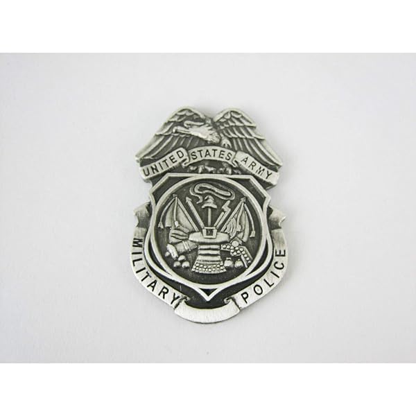 Amazon.com: DEURA Military Police Combat Action Badge US Army MP