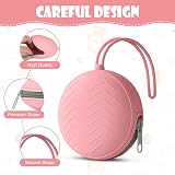 Aolso Silicone Pacifier Holder Case Pink Portable Travel Pod view 5