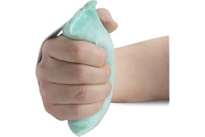 NYOrtho Hand Contracture Cushion 5" x 2.5" - 2-Pack Palm Grips for Stroke Recovery & Orthopedic Support - Latex-Free, Odor-Control, Sweat-Resistant, Machine Washable Palm Protector with Elastic Strap