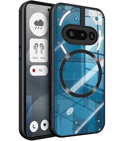 Phone Case TingYR Funda Para Nothing Phone 1, Soporte Giratorio De Anillo De 360 Grados, Cubierta De Teléfono A Prueba De Golpes De TPU/PC, Carcasa Para Nothing Funda Cmf Phone 1