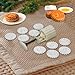 Cookie Stamps Moon Cake Mold with 10 Stamps, 50g Cookie Press Mid Autumn Festival DIY Decoration Press Cake Cutter Mold (50g 10pcs stamps)
