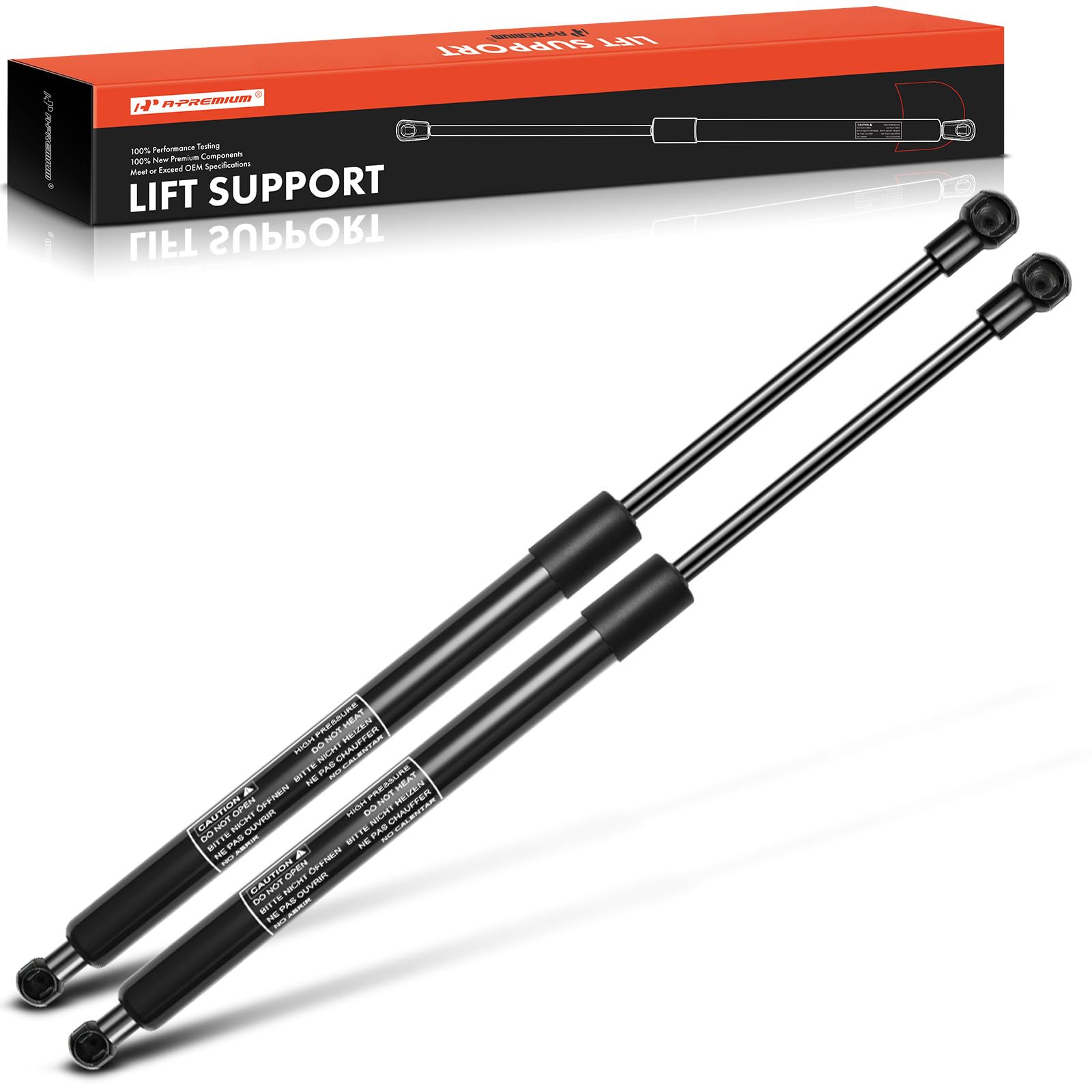 Photo 1 of A-Premium Tailgate Rear Trunk Lift Supports Shock Struts Compatible with BMW Models - 323Ci 2000, 325Ci 2001-2006, 330Ci/M3 2001-2006, Convertible, with Spoiler - Replace# 51248227895 (2-PC Set)