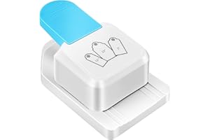 3 in 1 Craft Tag Punch - 1.5/2/2.5 Inch Gift Tag Paper Punches for Scrapbooking Supplies, DIY Projects, Card Making