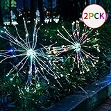 Subsistent [New 2019 Upgraded] Solar Garden Lights Outdoor,LED Stake Light Landscape Lighting LED Starburst Light for Garden/Yard/Lawn/Patio/Walkway/Driveway/Backyard (Colorful)