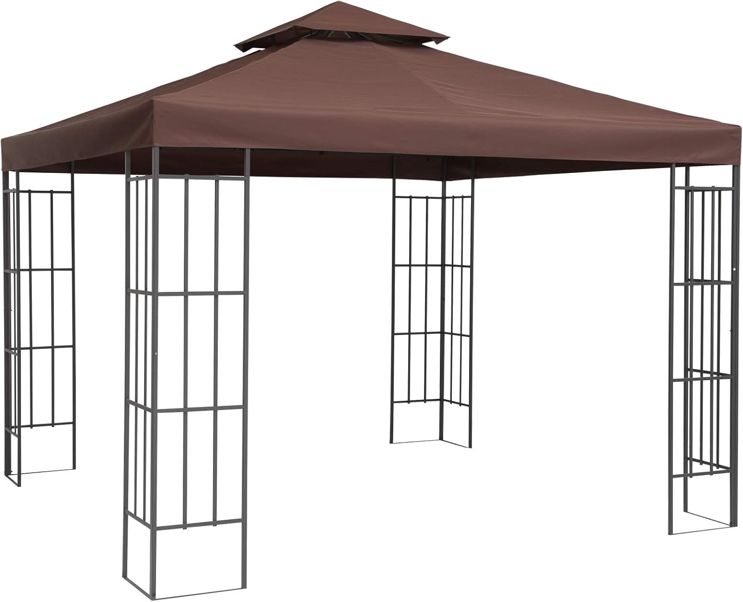 Outsunny 10x10ft Square 2Tier Gazebo Canopy Replacement Water