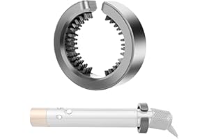 YAYADASA Filter Cleaning Tool for Dyson Airwrap Hair Styler HS05 HS01 HS08- Gentle Round Brush and Lint Vent Cleaner Attachment,Gray