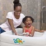 Bestway Inflatable Baby Bath Tub Portable Lightweight White view 2